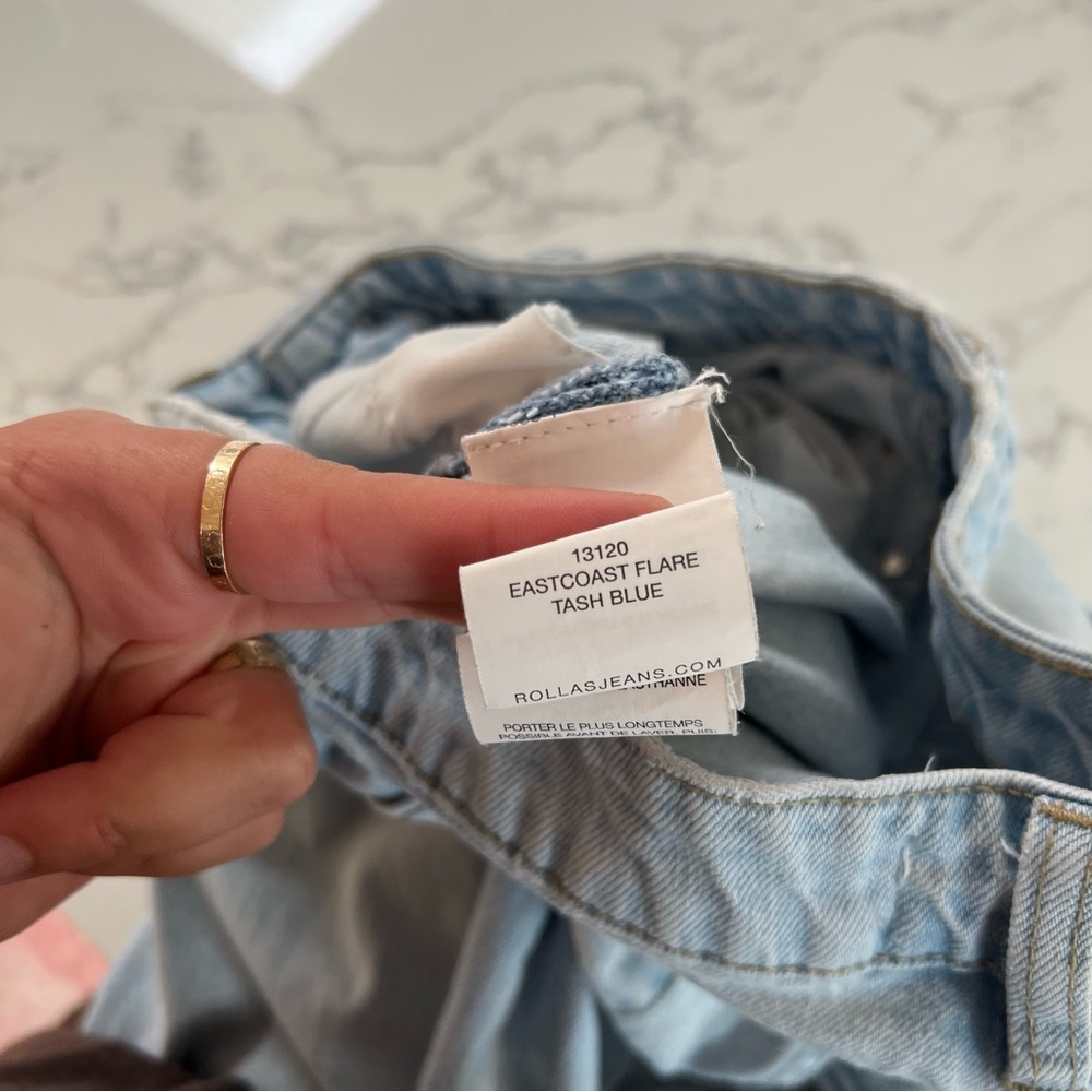 Rolla’s Eastcoast Flare Jeans - Tash Blue - Size 27​ - Picture 9 of 10